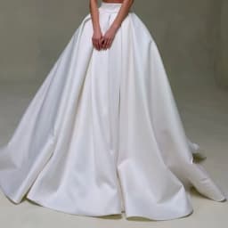 Satin Enormous Volume Wedding Removable Skirt Detachable Bridal Train Pleat Bridal Party Prom Overskirt Customized 2026