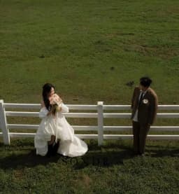 Sondr Elegant High Low Wedding Party Dress Off Shoulder Puff Sleeves Ivory Korean Photo Shoot Bridal Reception Gown Customized