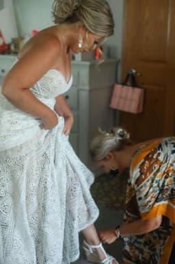 SWEMILE Bohemia Lace Mermaid Wedding Dresses With Removeable Sleeve Sweethear Sweep Train Custom Made Vestido De Noiva