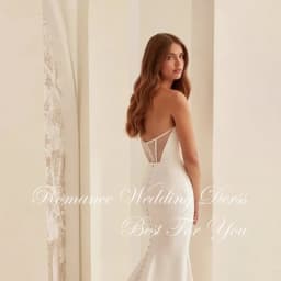 Simple V-Neck Mermaid Wedding Dress Women Sleeveless Open Back Buttons Floor-Length Court Train Vestidos De Novia Customized