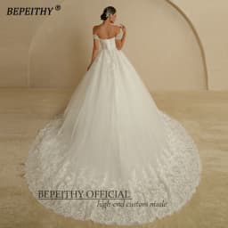 BEPEITHY Customized Princess Sweetheart Wedding Dress For Women Ivory Glitter Sleeveless 2026 Vintage Bride Bridal Ball Gown