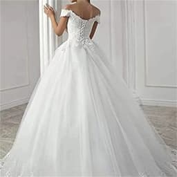 Customized 2025 Elegant Lace Appliques Ball Gown Off The Shoulder Robe De Mariée Sweetheart Bridal Wedding Dresses For Women
