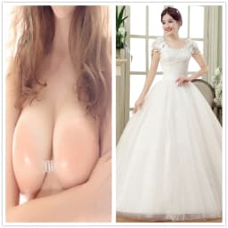 White One-Shoulder Floor-Length Wedding Dress Korean Style with Flowers for plus Size Pregnant Women Lightweight Chiffon