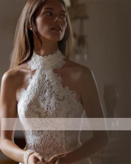 Customized Halter Neck Sleeveless High Quality Lace Mermaid Wedding Dress Backless Zipper Custom Bridal Gowns Vestido De Novia