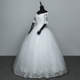 Half Sleeve Wedding Dress Belt Butterfly Embroidery Lace Boat Neck Princess Ball Gown Wedding Gowns Vestidos De Novia Customized