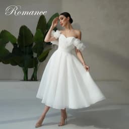 Princess Pleat Sweetheart Flowers A-Line Wedding Dress Women Off The Shoulder Backless Bridal Gown Vestidos De Novia Customized