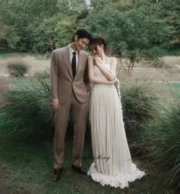 Elegant Pleat Wedding Dress Strapless Draped A-Line Evening Party Dresses Korea Photo Shoot Bridal Reception Gown Customized