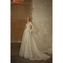 Kyoto Customized Exquisite Lace Square Neck Wedding Dress Long Sleeves A-line vestidos de noiva Court Train Evening Dresses 2025