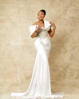Customized 2026 New Luxurious White Mermaid Pleated Women's Wedding Dress Sexy 3D Bead Beach Dance Bridal Gown Vestido De Novia