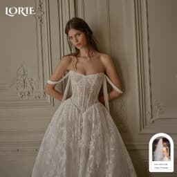LORIE Bohemia Wedding Dresses Lace Sweetheart Flower Appliques Lace Bridal Gown A-Line Beach Boho Wedding Party Dress customized
