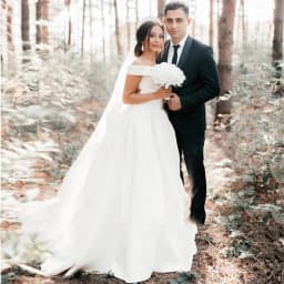 vestidos de novia Simple Satin Wedding Dresses Sexy V-neck Off The Shoulder A-line Floor Length robe de mariée Fiesta De Boda