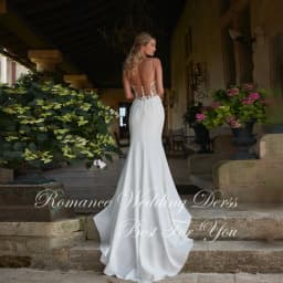 Elegant Lace Pleat Spaghetti Straps Mermaid Wedding Dress V-Neck 2026 Women Backless Sleeveless Vestidos De Novia Customized