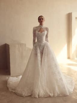 Vestido De Novia Princesa Lace Wedding Dress Vestidos Para Boda Por La Iglesia Vintage Long Sleeve Corset 2026 Elegante Dresses