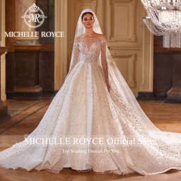 Michelle Royce Luxury Ball Gown Wedding Dresses For Women Shining Beading Princess Backless Wedding Gown Vestidos De Novia