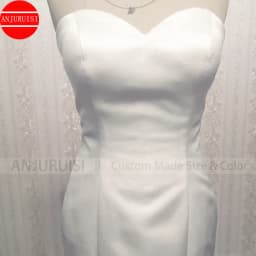 Simple White Satin Wedding Dresses For Women 2026 Bride Gown Sweetheart Mermaid Vestido De Novia Cheap Suknia Ślubna Lace Up