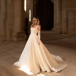 Elegant Square Collar Straples Lace Pleated Wedding Dress Customized A-line Backless Court Bridal Party Gowns Vestidos De Novia
