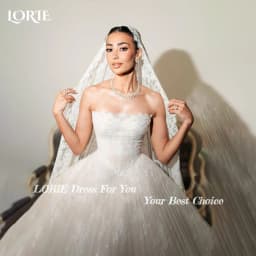 LORIE Sexy Lace Strapless Wedding Dresses Pleats Appliques Sweetheart A-Line Lace Customized Plus Bridal Gown vestidos de novia