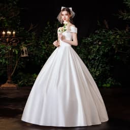 2024Satin Wedding Dress Simple Boat Neck Short Sleeve Ball Gown Plus Size Custom Made Bridal Dress Vestido De Noiva Customized