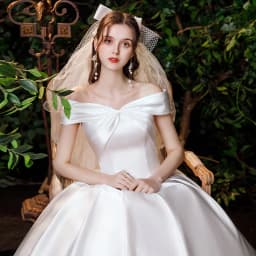 2024Satin Wedding Dress Simple Boat Neck Short Sleeve Ball Gown Plus Size Custom Made Bridal Dress Vestido De Noiva Customized