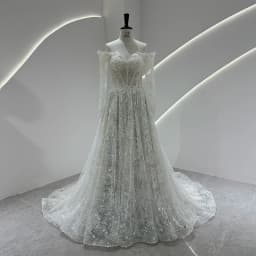 SL-9534 Customized SuLi Lace Wedding Dress For Women Brides Boho Robe De Mariee Long Sleeve Custom Made Wedding Gowns