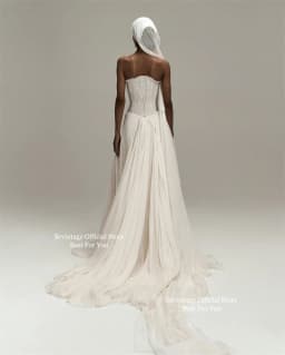 Sevintage Ivory Elegant Chiffon Wedding Dresses Sleeveless Pleated A-Line Bridal Dresses Floor Length Formal Prom Gowns Customiz
