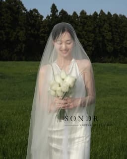 Sondr Customized Elegant Halter Korean Wedding Dresses Photo Shoot Satin Long Simple Sleeveless Bridal Party Dress Evening Gown