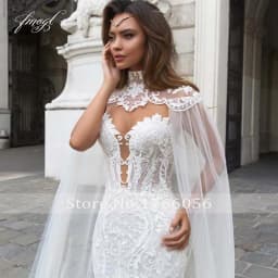 Customized Exquisite Sweetheart Illusion Lace Mermaid Wedding Dresses Luxury Appliques Button Court Train Trumpet Bridal Gown