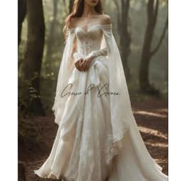 Gwn&Gce Fantasy Lace A Line Wedding Dress Romantic Lace Up Back Sweetheart Neck Bridal Gown Customized Glamorous Long Chic Women