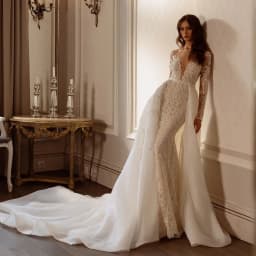 Sweetheart Wedding Dresses Sexy Backless Bridal Gowns Lace Appliques Long Sleeves Mermaid Exquisite Vestidos De Novia Customized