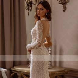 Sweetheart Wedding Dresses Sexy Backless Bridal Gowns Lace Appliques Long Sleeves Mermaid Exquisite Vestidos De Novia Customized