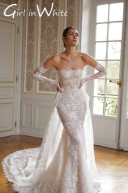 Customized Vintage Lace Mermaid Boat Neck Wedding Breathtaking Off Shoulder Long Sleeves Bridal Gowns Dress Vestido De Novia