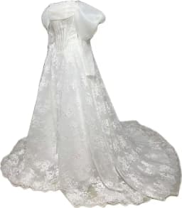 Customized Shimmering Moments Luxury Lace Wedding Dress Sexy Off The Shoulder Vintage Wedding Dress