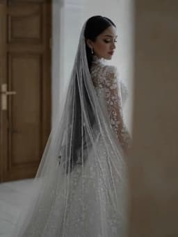 Luxury Long Sleeve Wedding Dresses High Neck Robes Customized Appliques Lace Country Bridal Gowns Vestidos De Novia