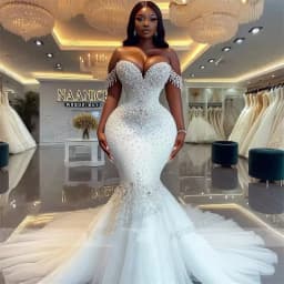 Exquisite Wedding Dresses Sparkling Bridal Gowns Beading Appliques Sexy Sleeveless Backless Robes For Women Vestidos De Novia