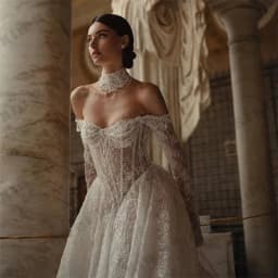 2026 lvory Lace Wedding Dresses Sweetheart A Line Bride Gowns Elegant Full Sleeve Bridal Dress Customized robe de mariée 2025