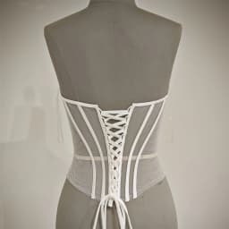 Custom Made Women Sexy Illusion Corset Tulle With Bones Wedding Dress Inner Wear Grils Shapewear Body Restraint Bodice Of Bride