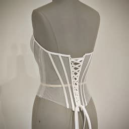 Custom Made Women Sexy Illusion Corset Tulle With Bones Wedding Dress Inner Wear Grils Shapewear Body Restraint Bodice Of Bride
