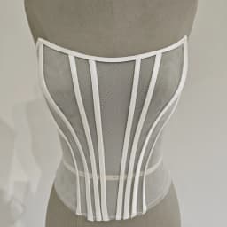 Custom Made Women Sexy Illusion Corset Tulle With Bones Wedding Dress Inner Wear Grils Shapewear Body Restraint Bodice Of Bride
