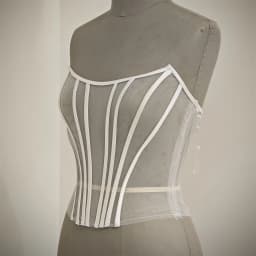 Custom Made Women Sexy Illusion Corset Tulle With Bones Wedding Dress Inner Wear Grils Shapewear Body Restraint Bodice Of Bride