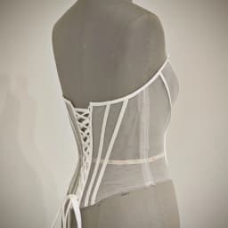 Custom Made Women Sexy Illusion Corset Tulle With Bones Wedding Dress Inner Wear Grils Shapewear Body Restraint Bodice Of Bride