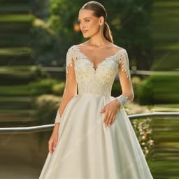 2025 Elegant Women Wedding Dresses Quality V-Neck A-Line Bride Gowns Mopping Length Princess Engagement Banquet Gowns Customized