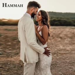 HAMMAH Mordern Appliques Wedding Dresses For Mariages V Neck Spaghetti Strap Backless Trumpet Sleeveless Vestido De Casamento