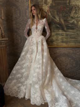 2026 Vintage A-line Long Wedding Dress Lace Decal Bridal Robe Sparkling Bridal Gowns Customized Robe De Mariée vestidos mujer