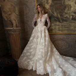 2026 Vintage A-line Long Wedding Dress Lace Decal Bridal Robe Sparkling Bridal Gowns Customized Robe De Mariée vestidos mujer
