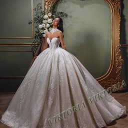 VIKTORIA Exquisite Corset Wedding Dresses For Woman Bridal Strapless Lace Appliques Ball Gowns Vestidos Novias Boda Custom Made