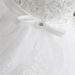 New Wedding Dress Long Sleeve Satin Lace Belt Sweep Train Ball Gown Princess Elegant Wedding Party Dress Customization