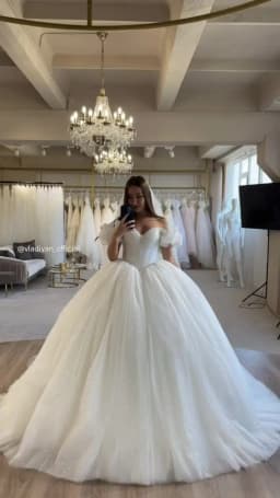Smileven Princess Wedding Dress Corset Sweetheart Neck Ball Gowns Glitter Tulle Bride Dresses Robe De Mariee Wedding Gowns