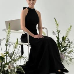 Classic Black Mermaid Dress With Small Train New Halter-neck Elegant Wedding Dresses Sexy Backless Evening Dress Customized