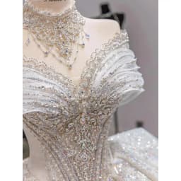 Customized Luxury Dubai Sweetheart Wedding Dresses 2027 Princess Sparkly Appliques Bridal Gowns Floor Length Vestidos De Novia