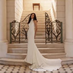 QICHE Modern Lace Mermaid Wedding Dresses Women Halter Sleeveless Appliqued Open Back Bridal Gown Vestidos De Novia Customized